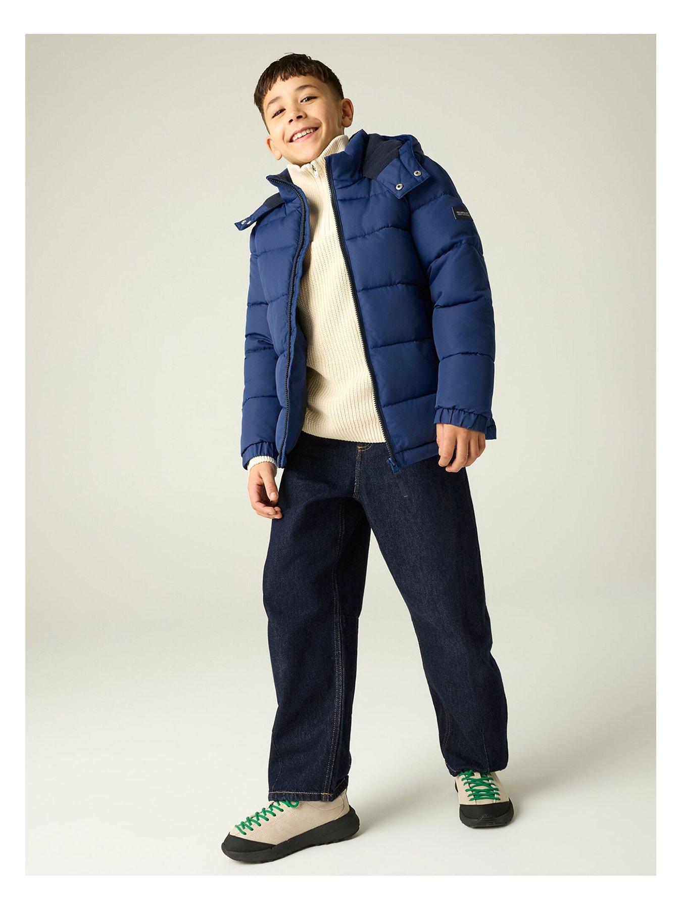 Image 3 of 7 of Regatta Kids Rover Baffled/quilted Jacket -aviator Blue(navy)