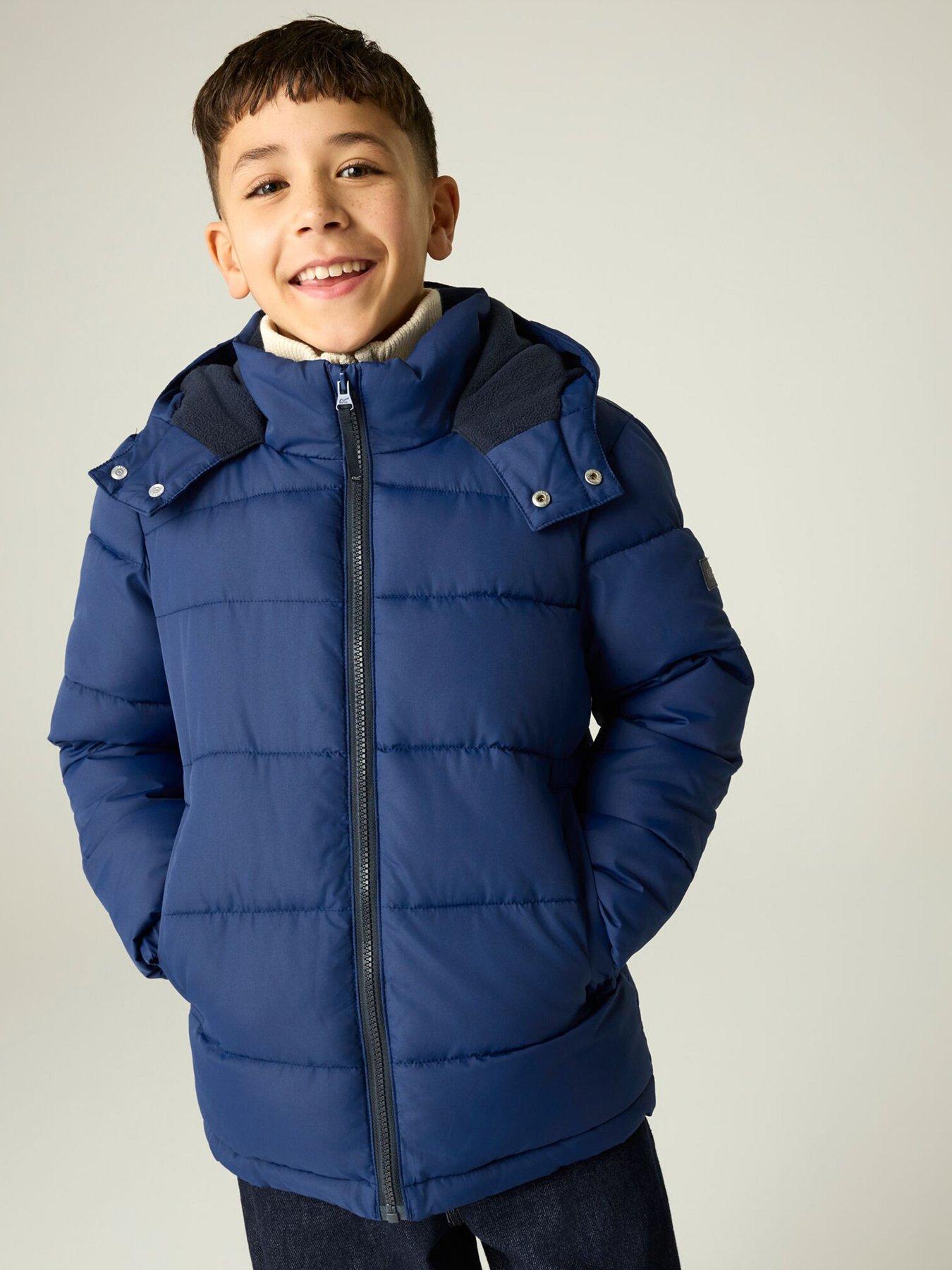 Image 4 of 7 of Regatta Kids Rover Baffled/quilted Jacket -aviator Blue(navy)