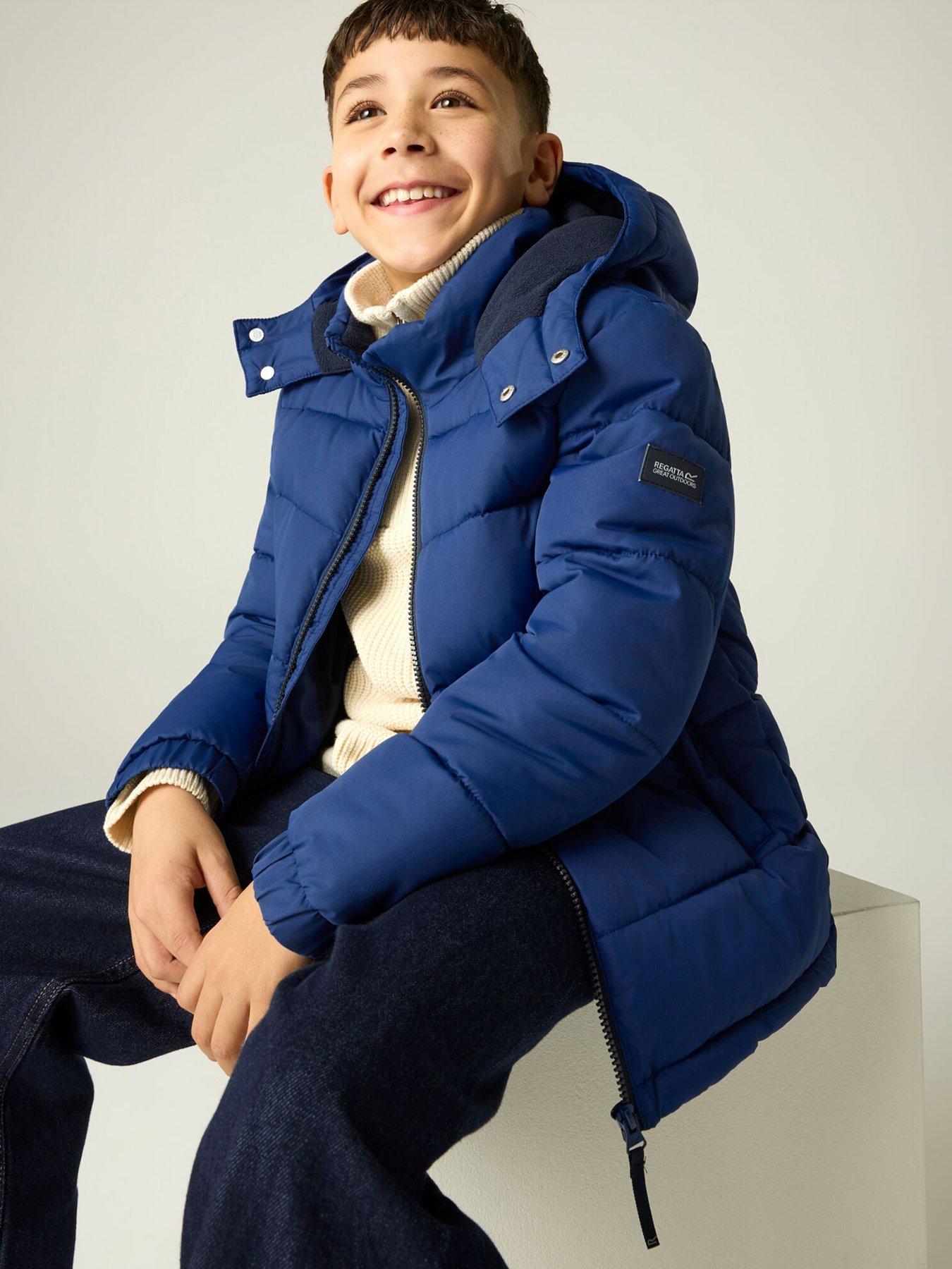 Image 7 of 7 of Regatta Kids Rover Baffled/quilted Jacket -aviator Blue(navy)