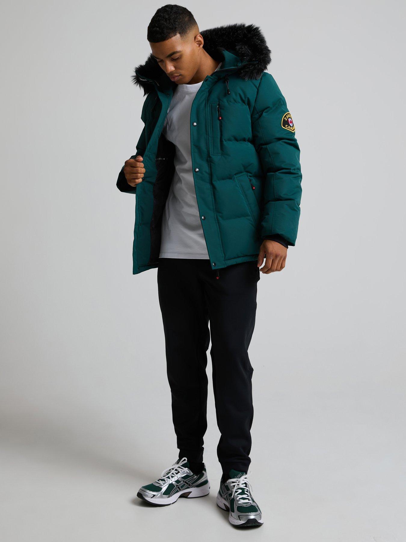 Image 3 of 5 of Zavetti Canada Oshawa 2.0 Padded Parka Jacket - Green