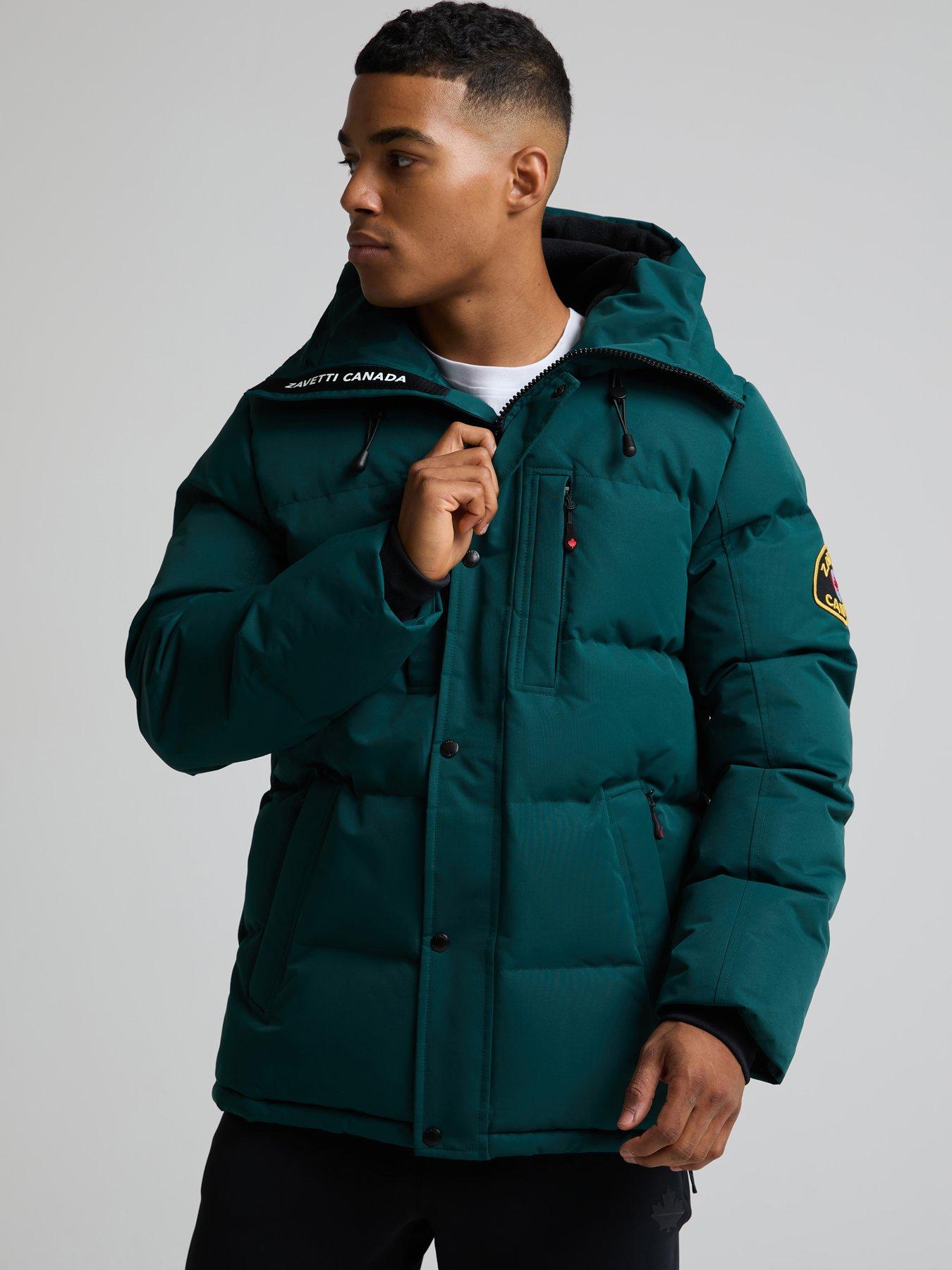 Image 4 of 5 of Zavetti Canada Oshawa 2.0 Padded Parka Jacket - Green