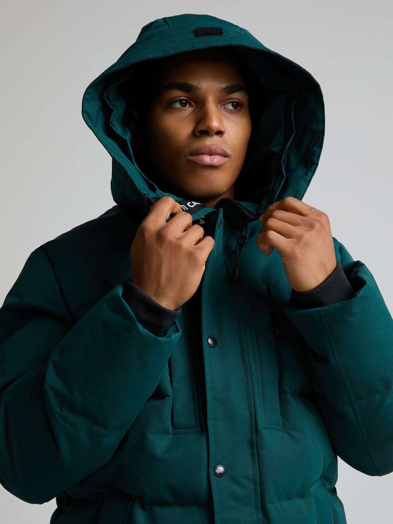 Image 5 of 5 of Zavetti Canada Oshawa 2.0 Padded Parka Jacket - Green