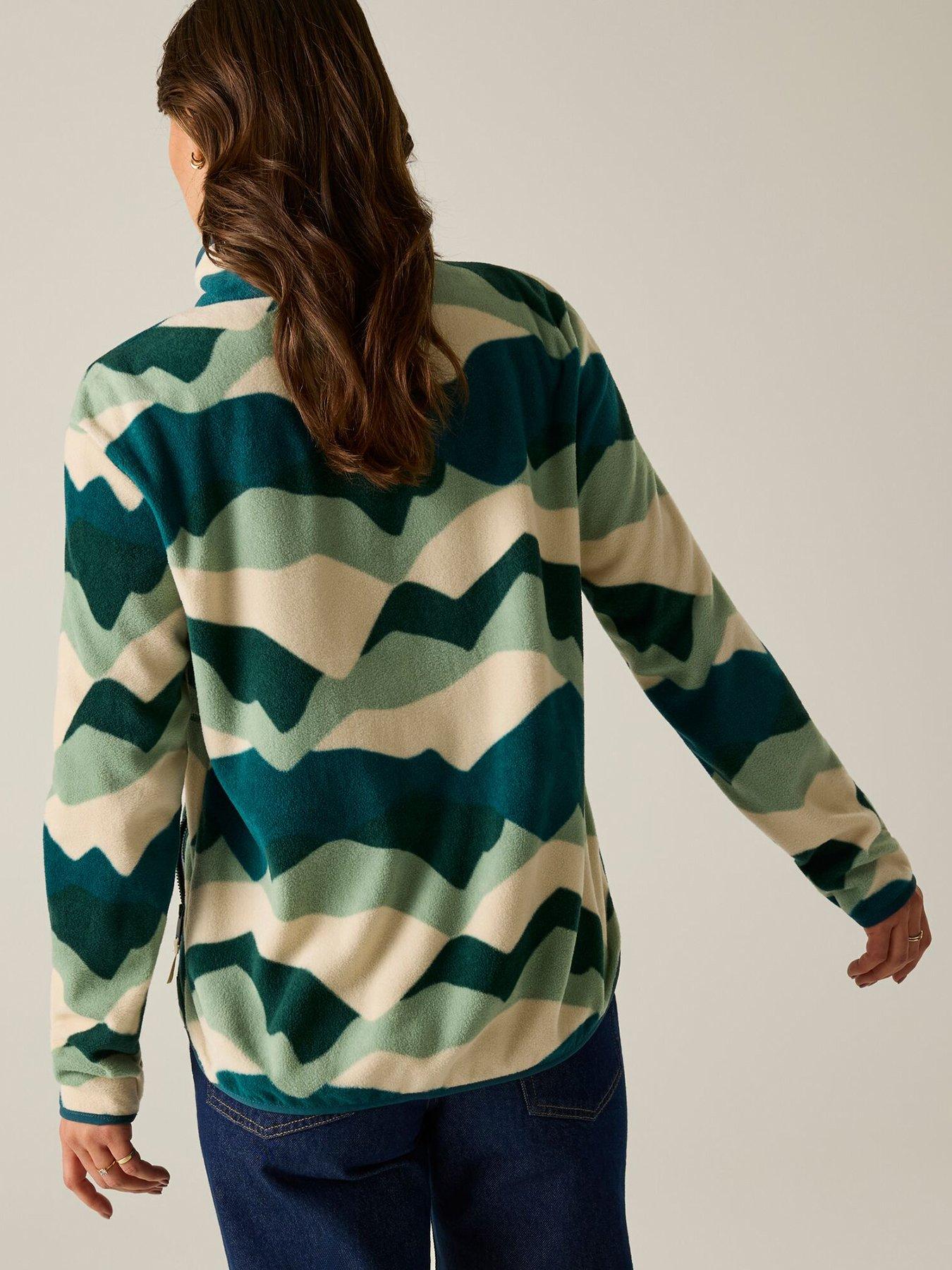 Image 3 of 7 of Regatta Womens Frankie Half Zip Fleece - Green
