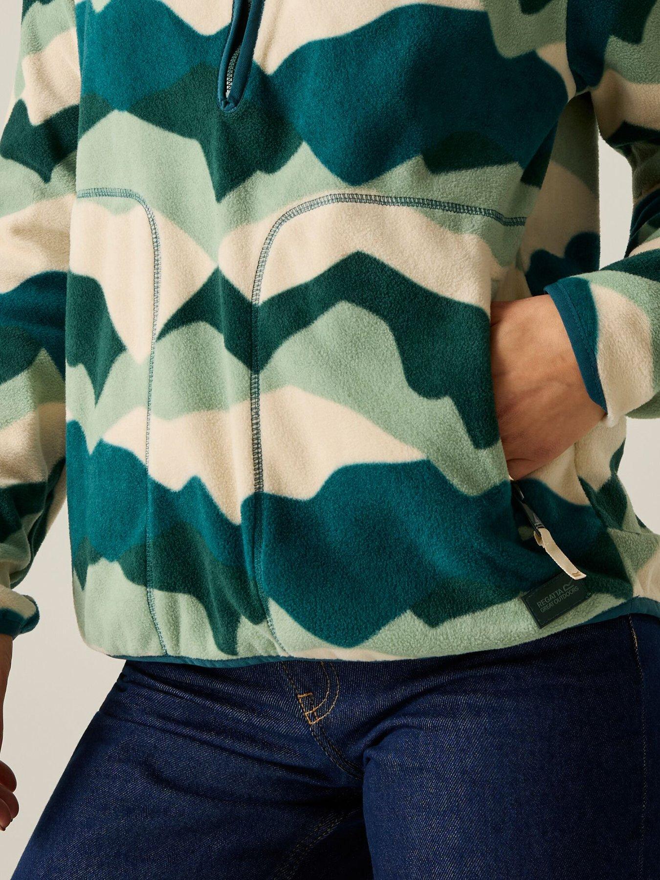 Image 6 of 7 of Regatta Womens Frankie Half Zip Fleece - Green