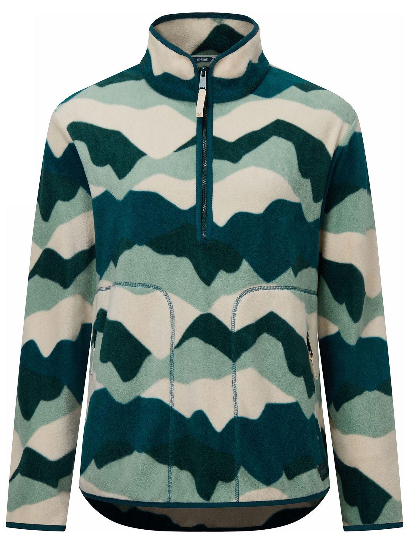 Image 7 of 7 of Regatta Womens Frankie Half Zip Fleece - Green