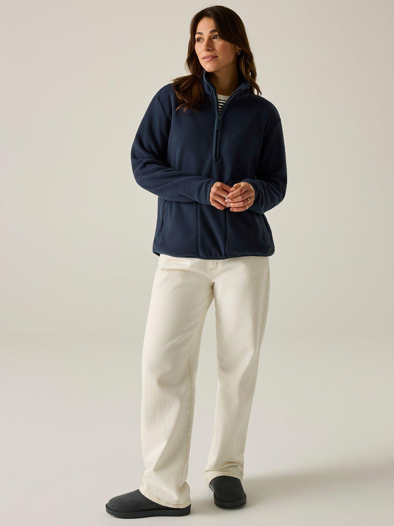 Image 2 of 7 of Regatta Womens Frankie Half Zip Fleece - Navy