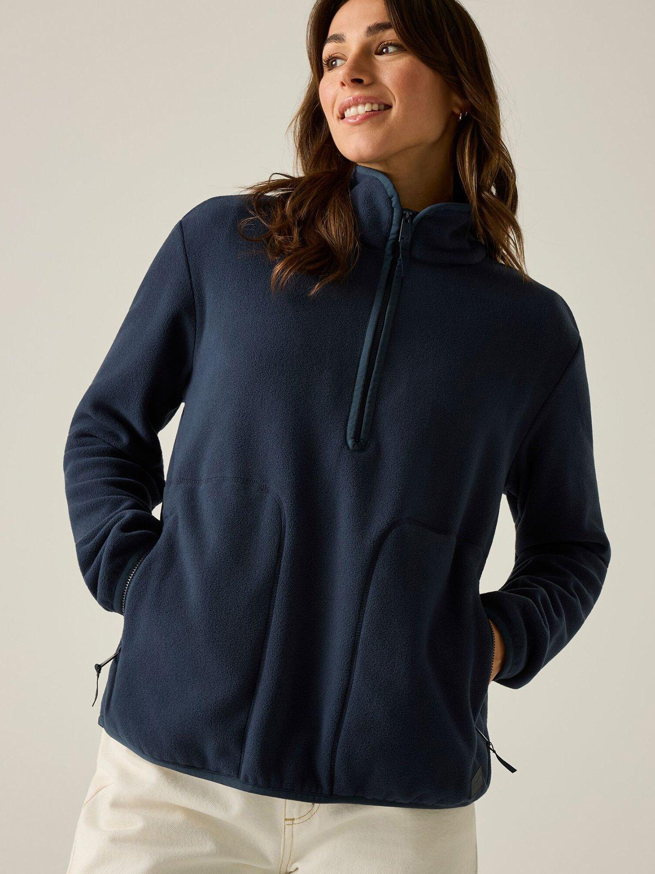 Image 4 of 7 of Regatta Womens Frankie Half Zip Fleece - Navy