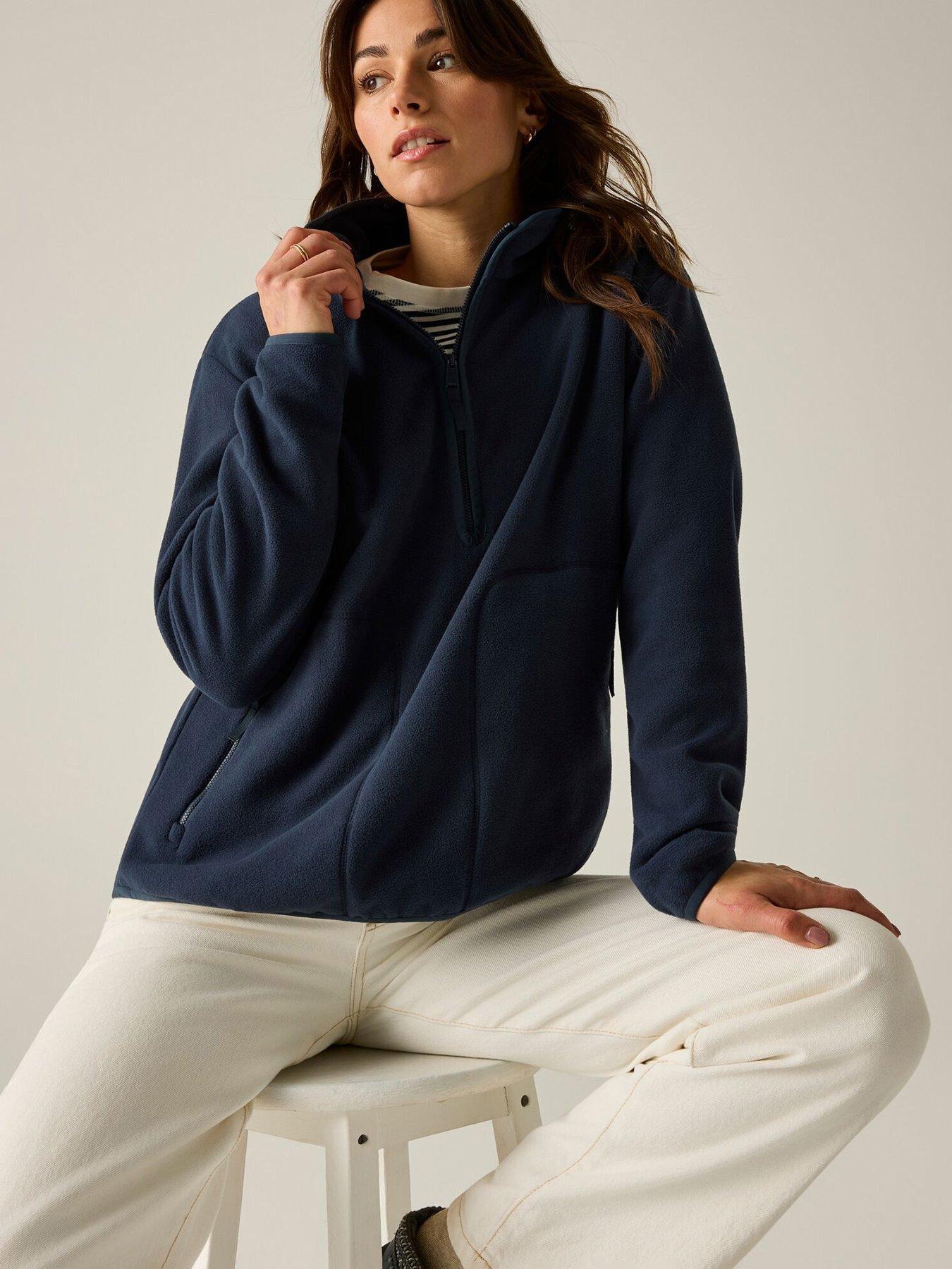 Image 6 of 7 of Regatta Womens Frankie Half Zip Fleece - Navy