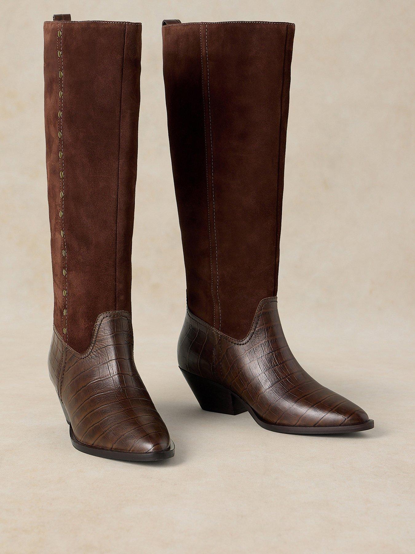 Image 2 of 4 of White Stuff Janie Western Knee High Boot
