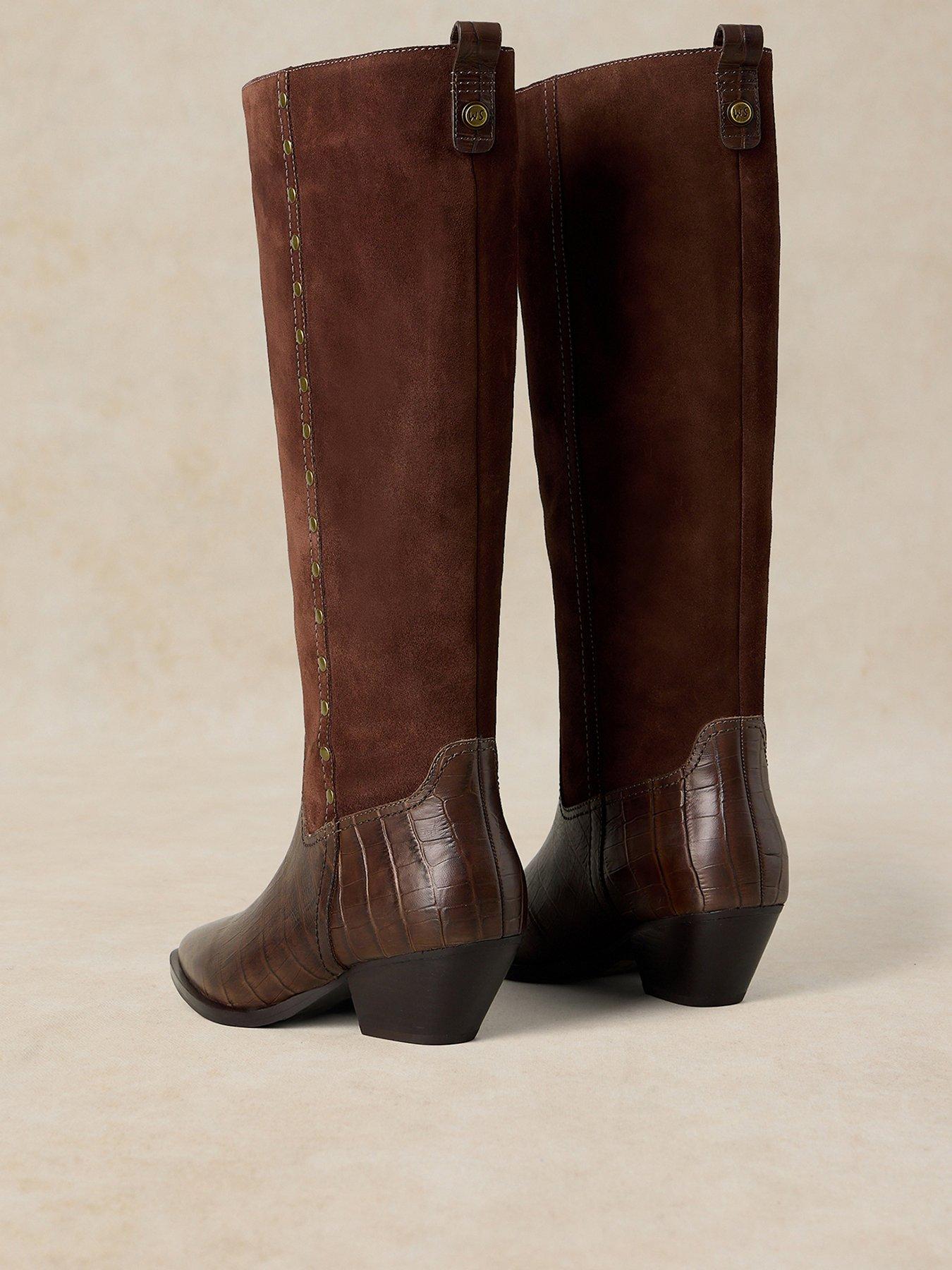 Image 3 of 4 of White Stuff Janie Western Knee High Boot