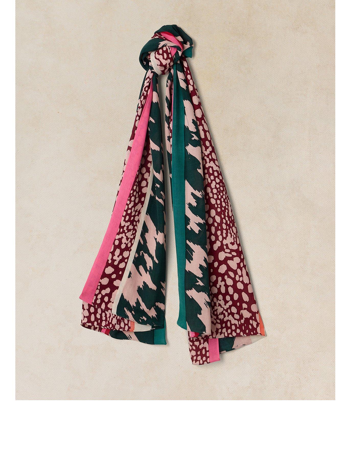Image 1 of 3 of White Stuff Sophie Printed Scarf - Multi