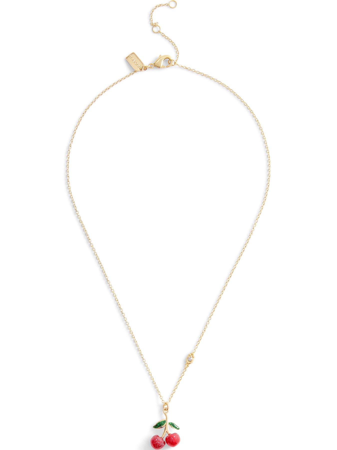 Image 1 of 3 of COACH Cherry Short Pendant
