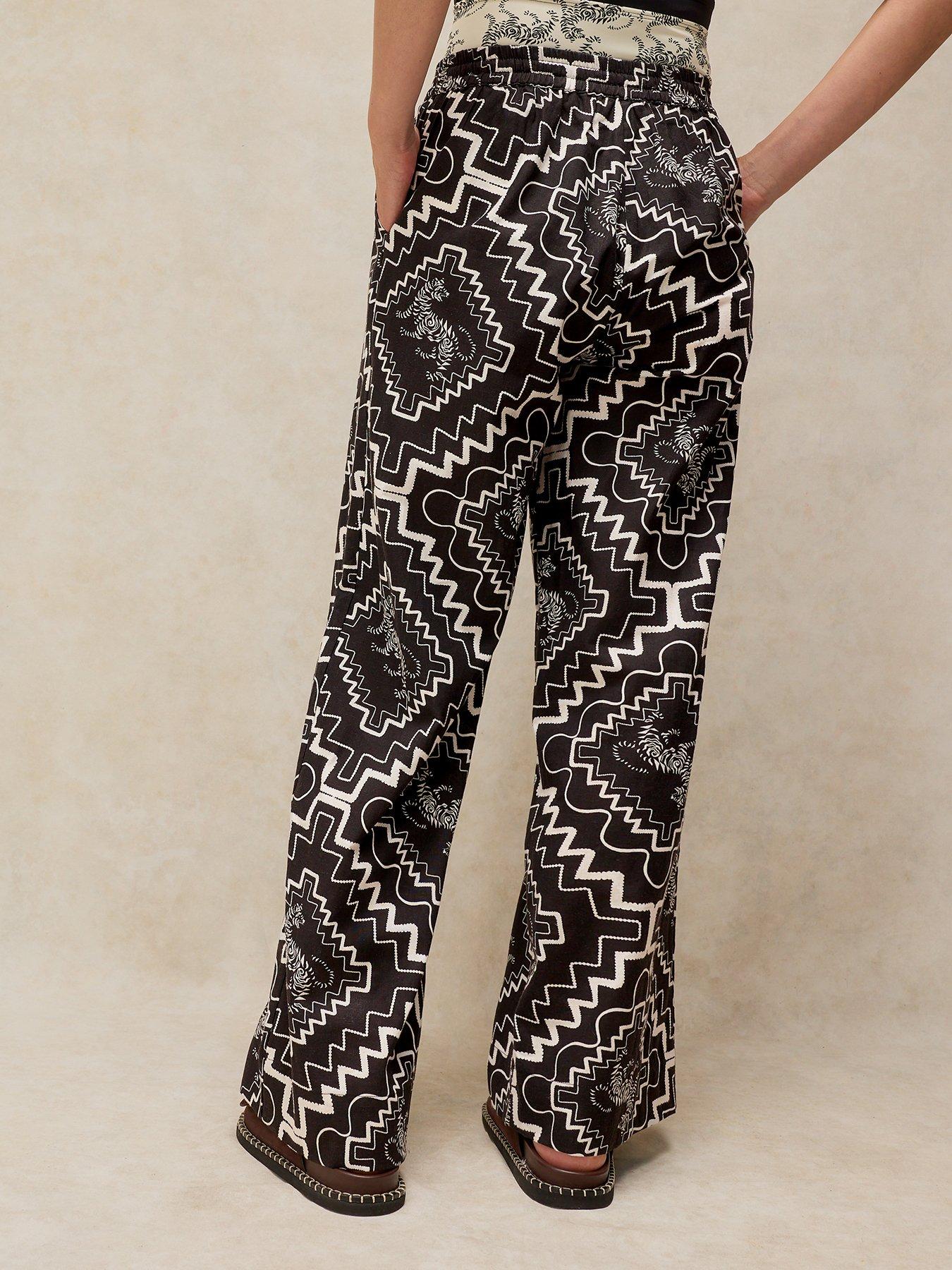 Image 2 of 6 of White Stuff Penny Beach Trousers - Black