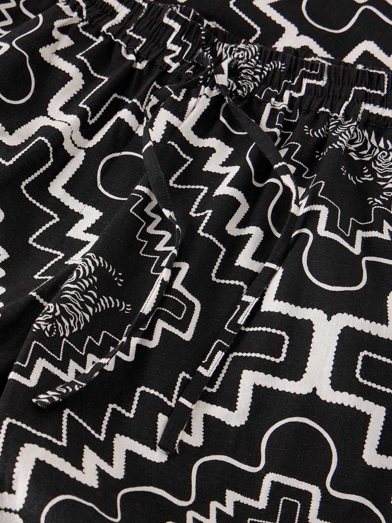 Image 6 of 6 of White Stuff Penny Beach Trousers - Black