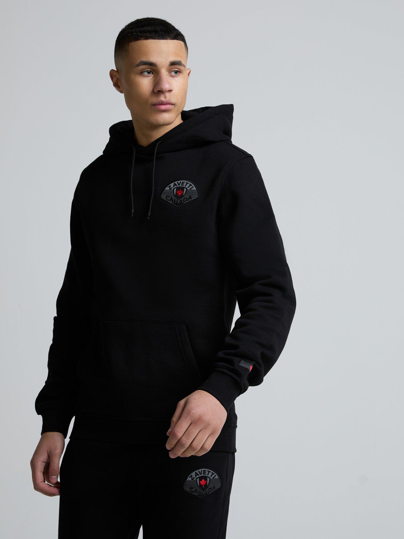 Zavetti Canada Bottacini Compatto Pullover Hoodie - Black