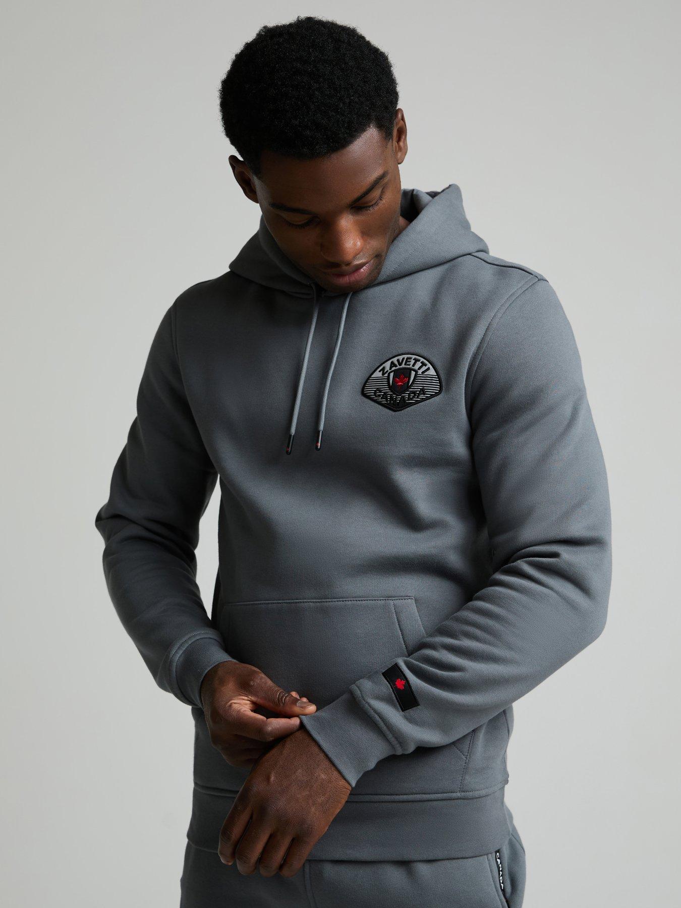 Image 1 of 5 of Zavetti Canada Bottacini Compatto Pullover Hoodie - Dark Grey