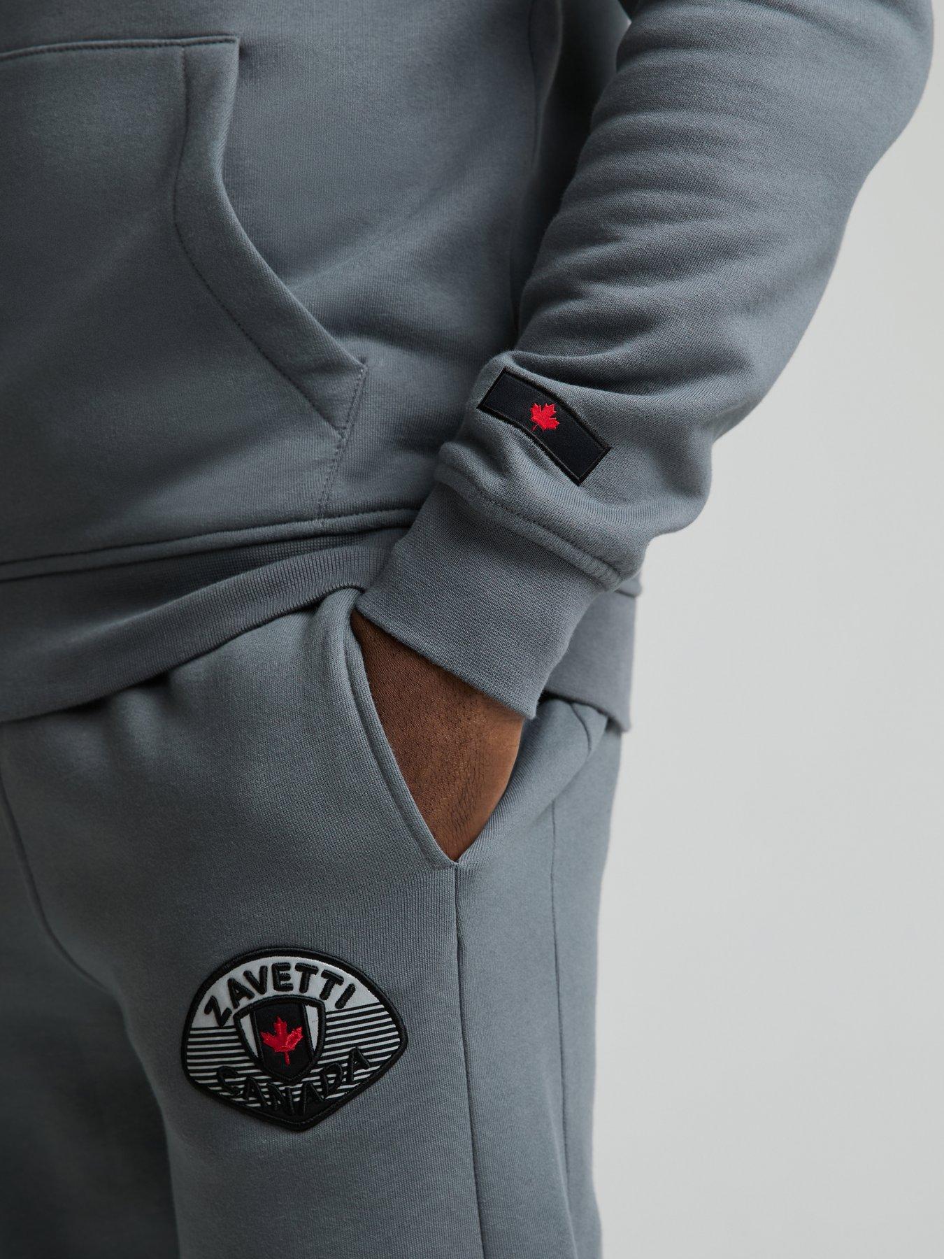 Image 5 of 5 of Zavetti Canada Bottacini Compatto Pullover Hoodie - Dark Grey