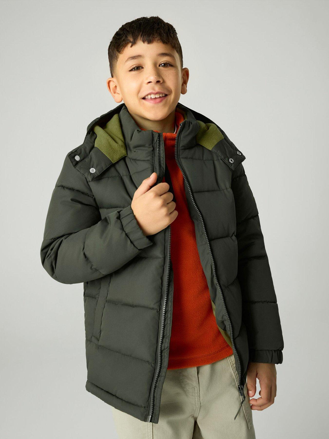 Regatta Kids’ Rover Padded School Jacket - Green Size 3-4 Years - Image 4