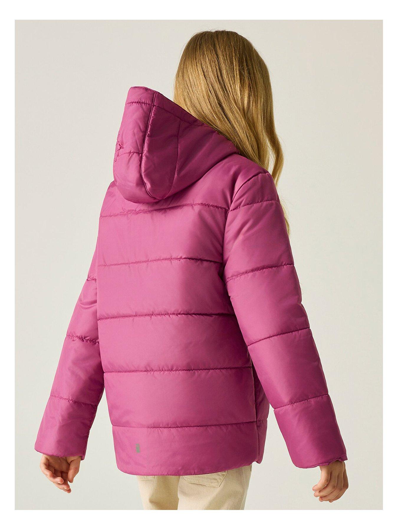Image 3 of 7 of Regatta Kids Halkner Thermoguard Hooded Quilted Jacket - Violet