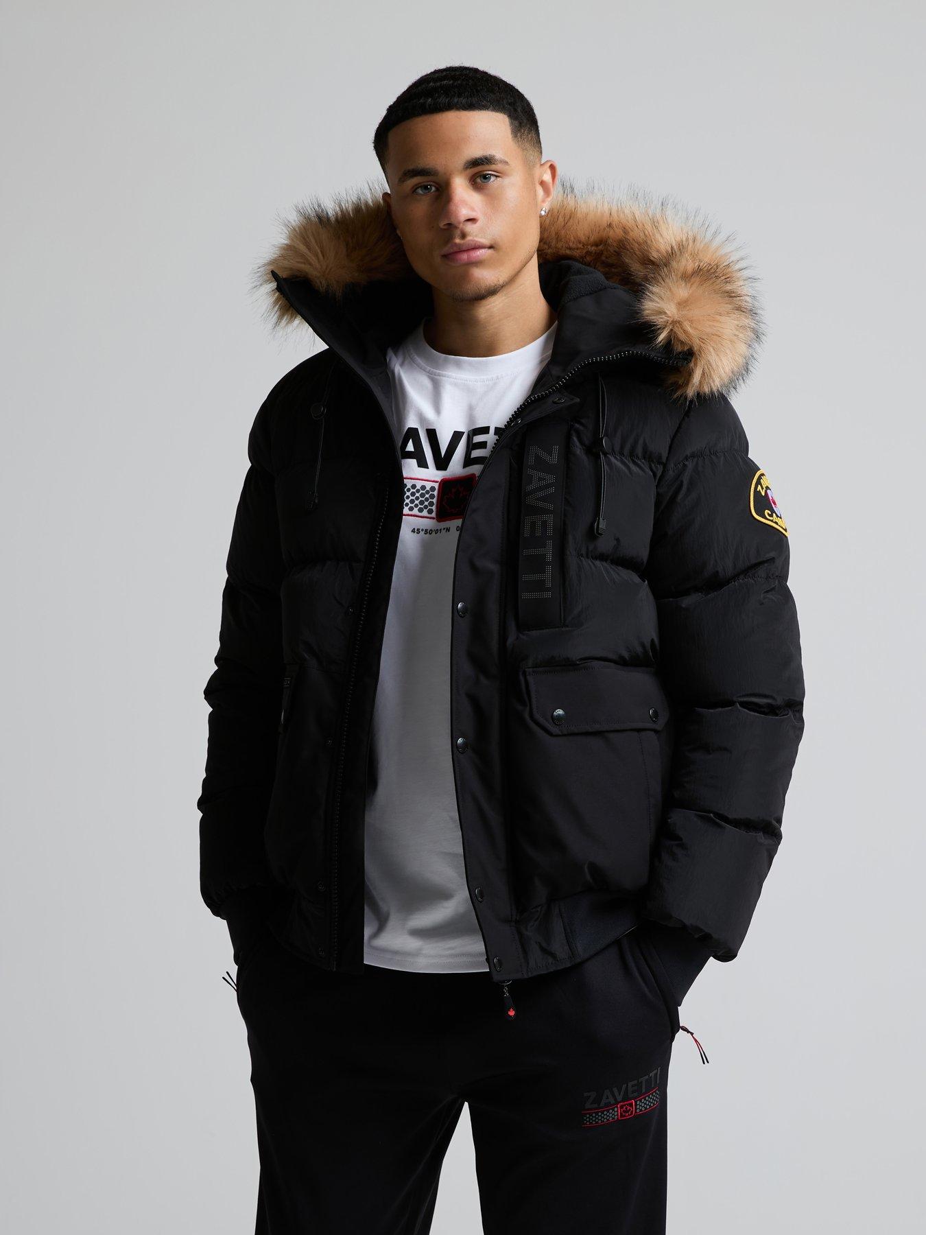 Image 4 of 6 of Zavetti Canada Zavetti Canada Derati Bomber Jacket - Black