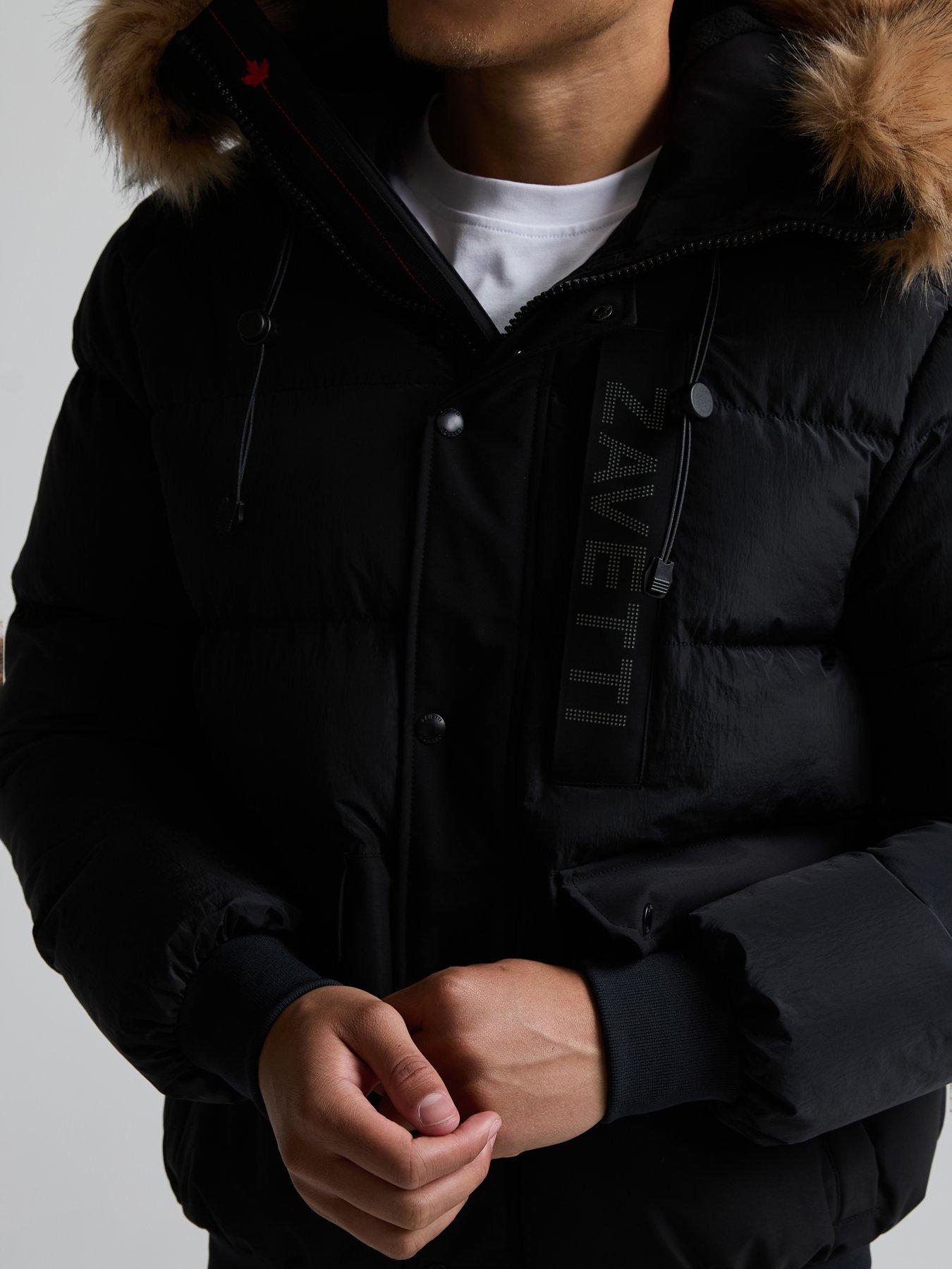 Image 5 of 6 of Zavetti Canada Zavetti Canada Derati Bomber Jacket - Black