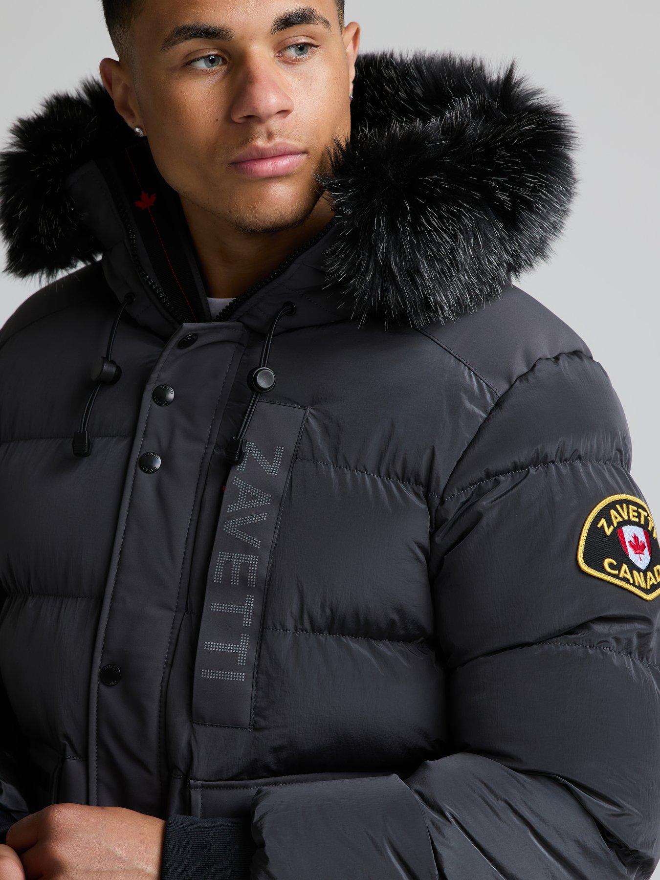 Image 5 of 7 of Zavetti Canada Derati Bomber Jacket - Dark Grey