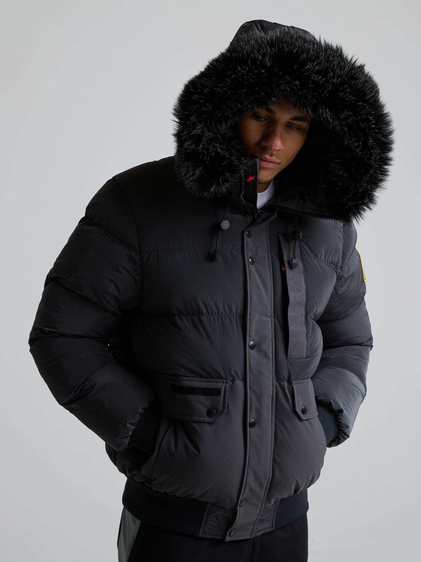 Image 6 of 7 of Zavetti Canada Derati Bomber Jacket - Dark Grey