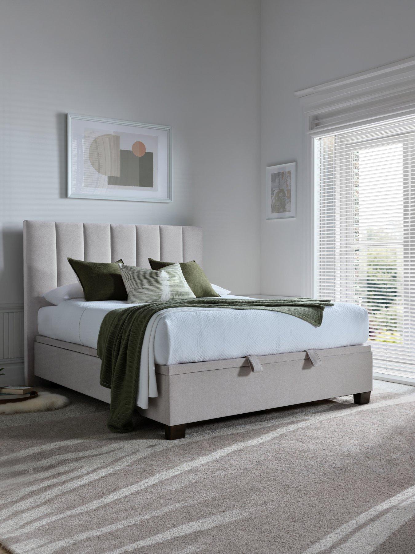 The Very Collection Ravena with Ottoman Storage with Mattress Options (Buy  &  SAVE!)