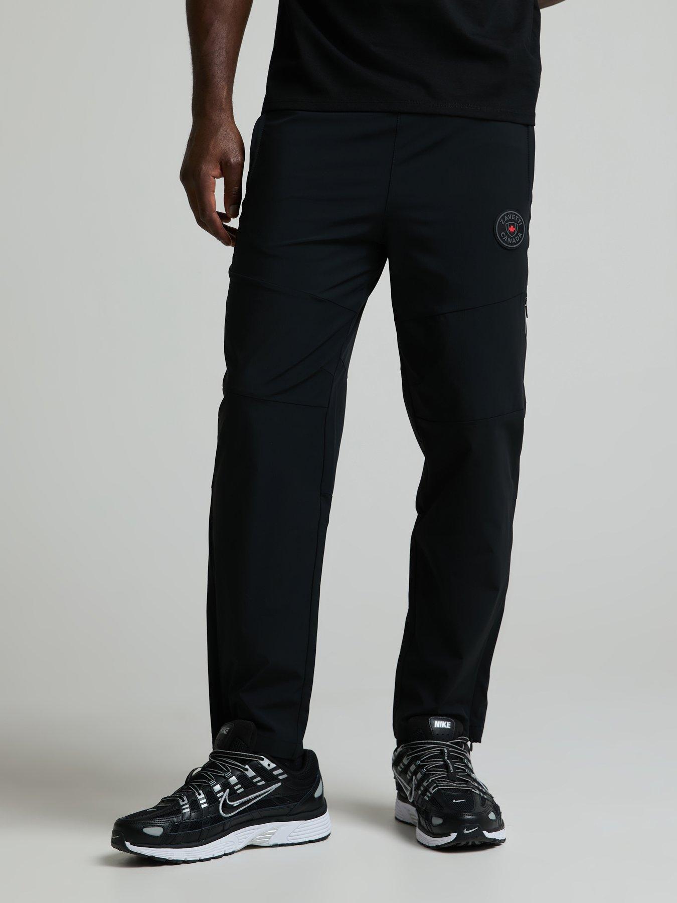 Zavetti Canada Zavetti Canada Atlin 2.0 Woven Elasticated Waist Trousers - Black