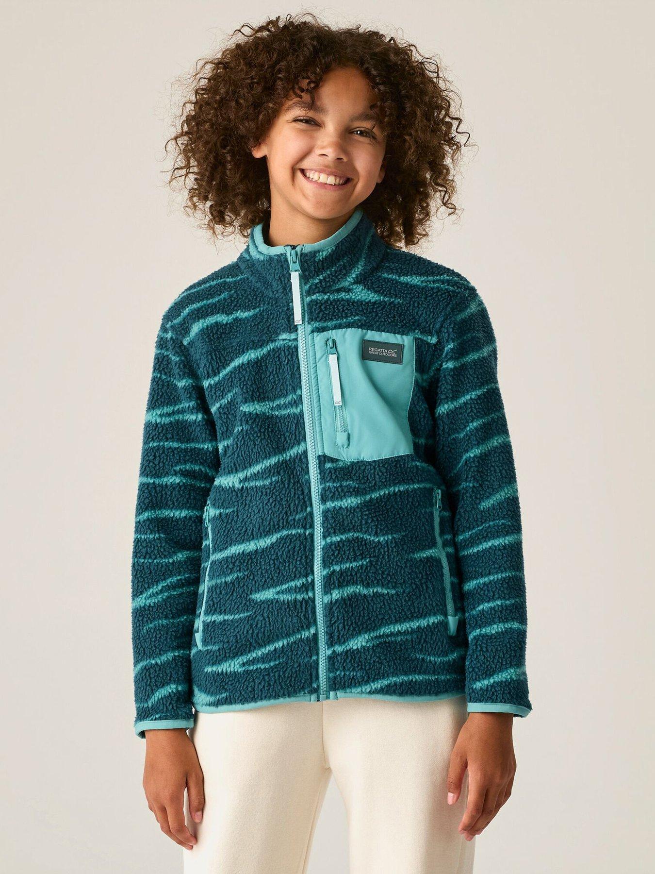 Regatta Kids’ Frankie Warm School Fleece - Green Size 3-4 Years - Image 2
