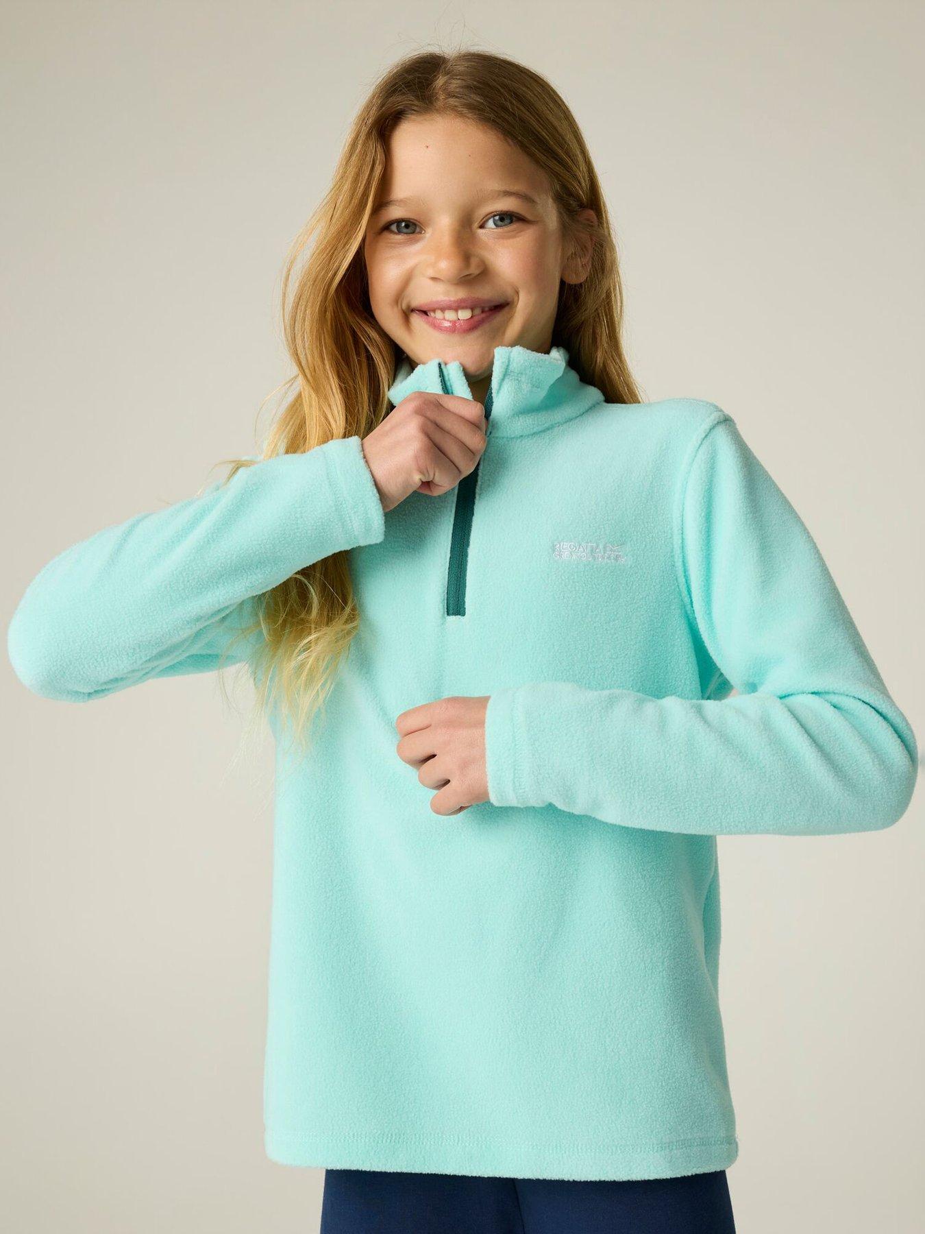 Regatta Unisex Kids Bleu Children's 1/2 Zip Fleece Hot Shot Ii - Image 3
