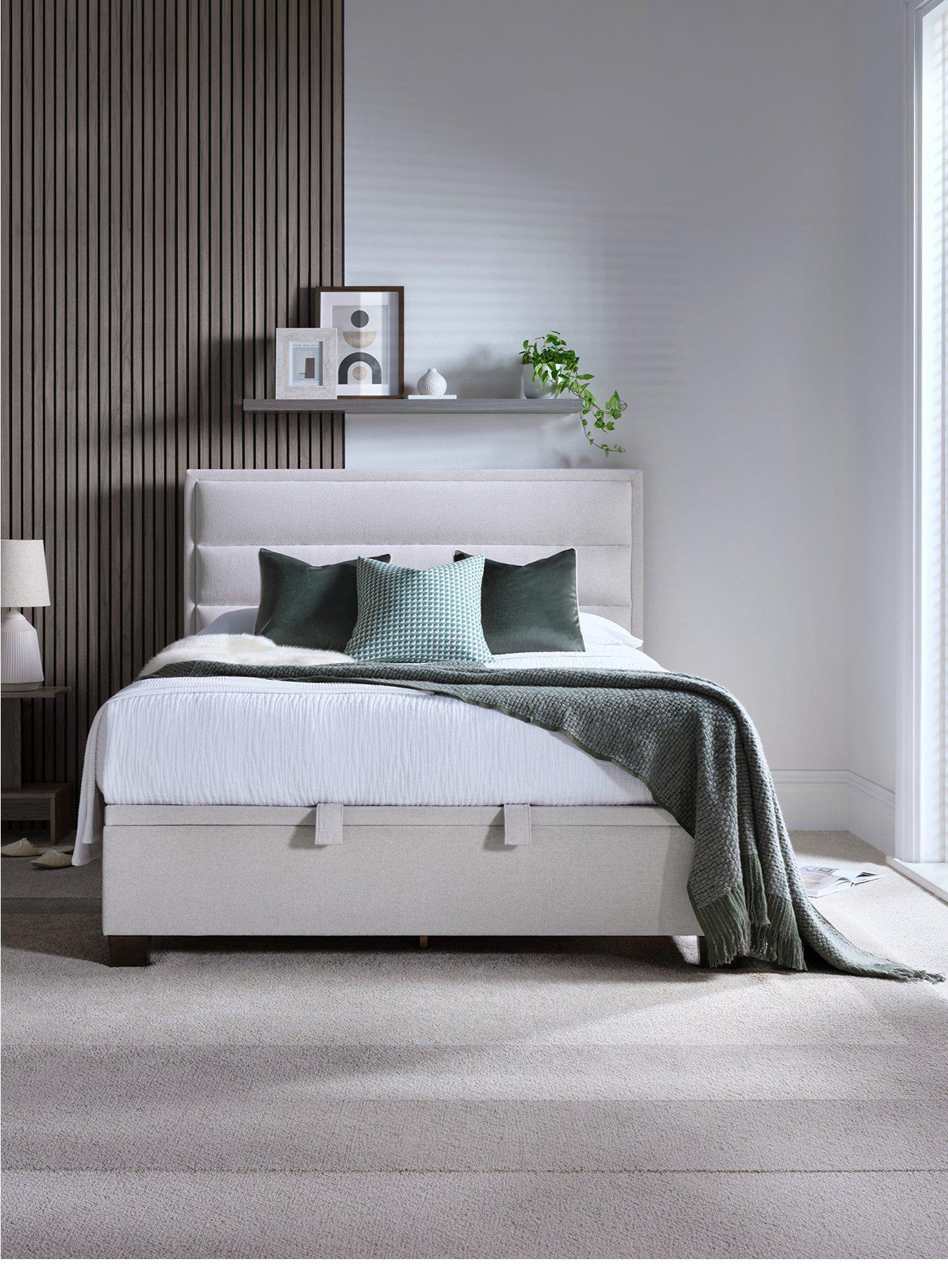 Image 2 of 5 of The Very Collection Sigrid&nbsp;Ottoman Storage Bed with Mattress Aspire&nbsp;Options (Buy &amp; SAVE!) - Natural