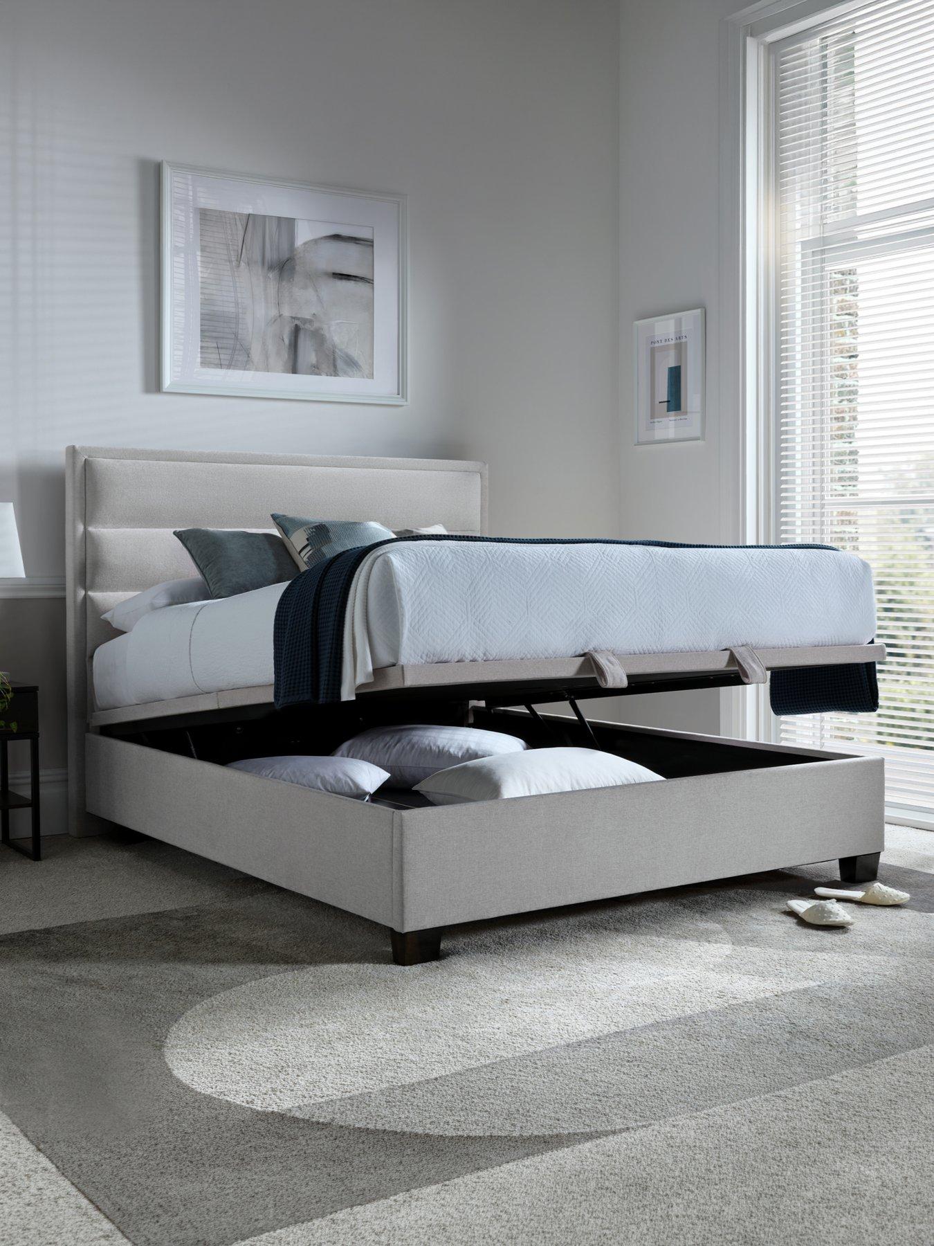 Image 3 of 5 of The Very Collection Sigrid&nbsp;Ottoman Storage Bed with Mattress Aspire&nbsp;Options (Buy &amp; SAVE!) - Natural