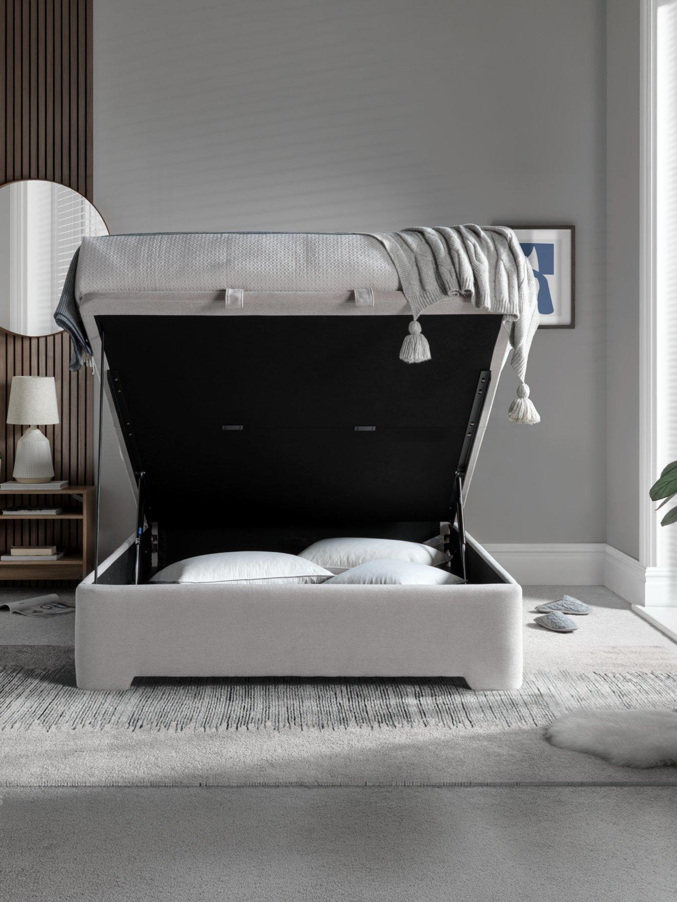 Image 5 of 5 of The Very Collection Sigrid&nbsp;Ottoman Storage Bed with Mattress Aspire&nbsp;Options (Buy &amp; SAVE!) - Natural