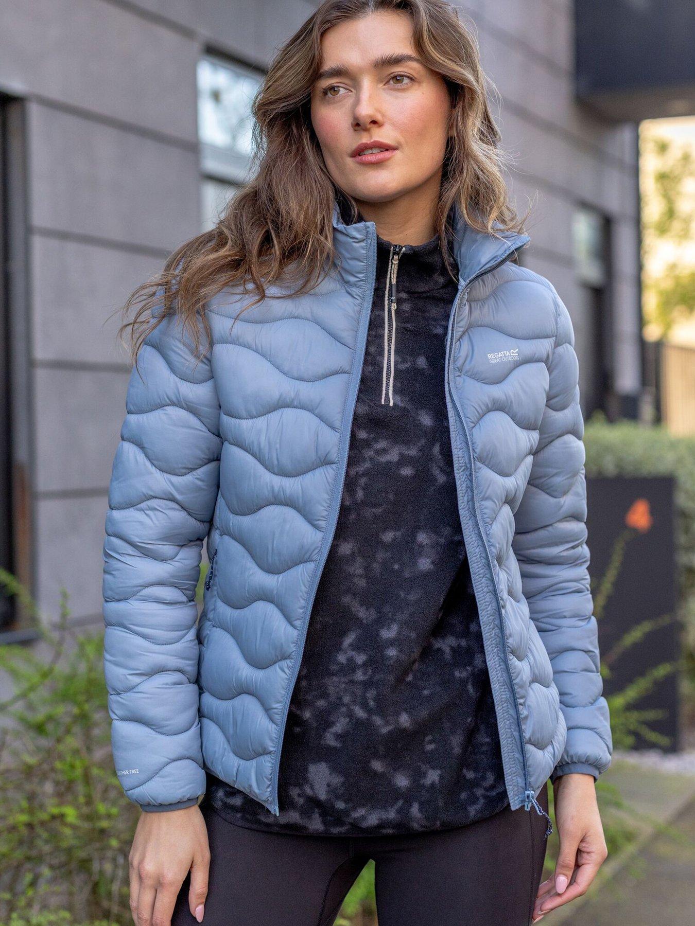 Image 1 of 7 of Regatta Womens Hydi Wave-Quilted Full Zip Jacket - Blue