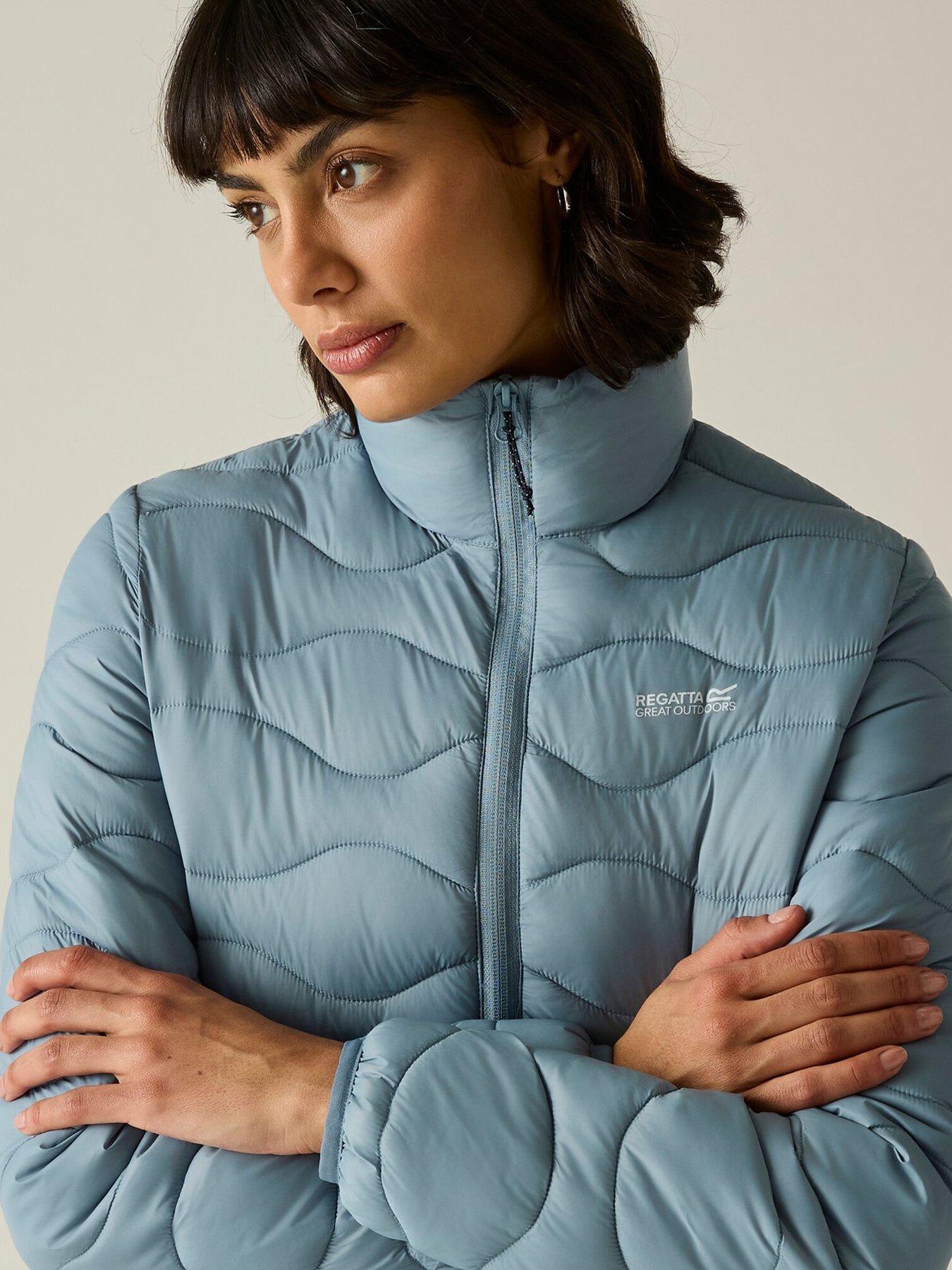 Image 2 of 7 of Regatta Womens Hydi Wave-Quilted Full Zip Jacket - Blue