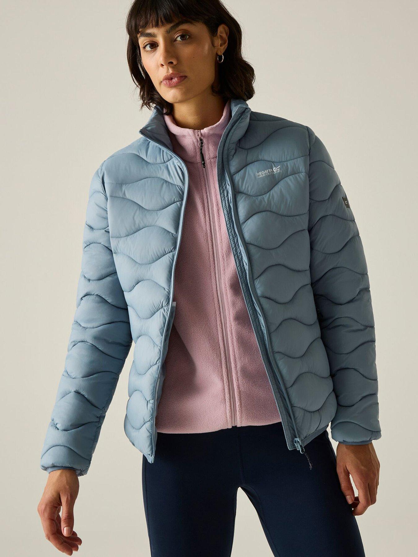 Image 3 of 7 of Regatta Womens Hydi Wave-Quilted Full Zip Jacket - Blue