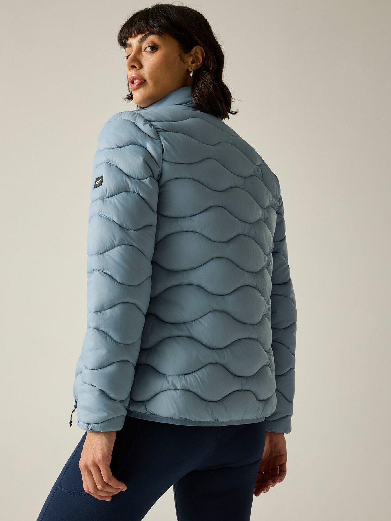 Image 4 of 7 of Regatta Womens Hydi Wave-Quilted Full Zip Jacket - Blue