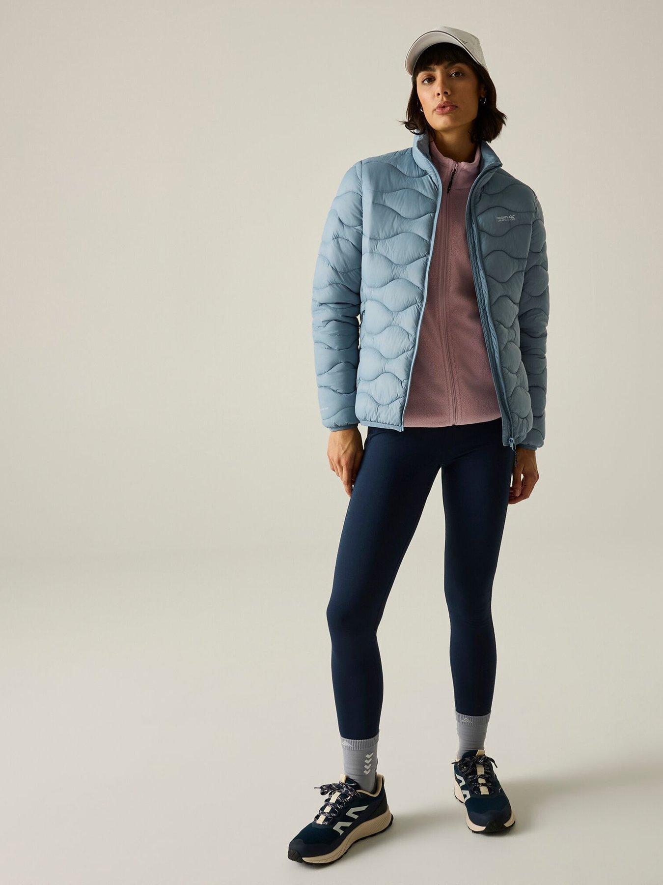 Image 5 of 7 of Regatta Womens Hydi Wave-Quilted Full Zip Jacket - Blue