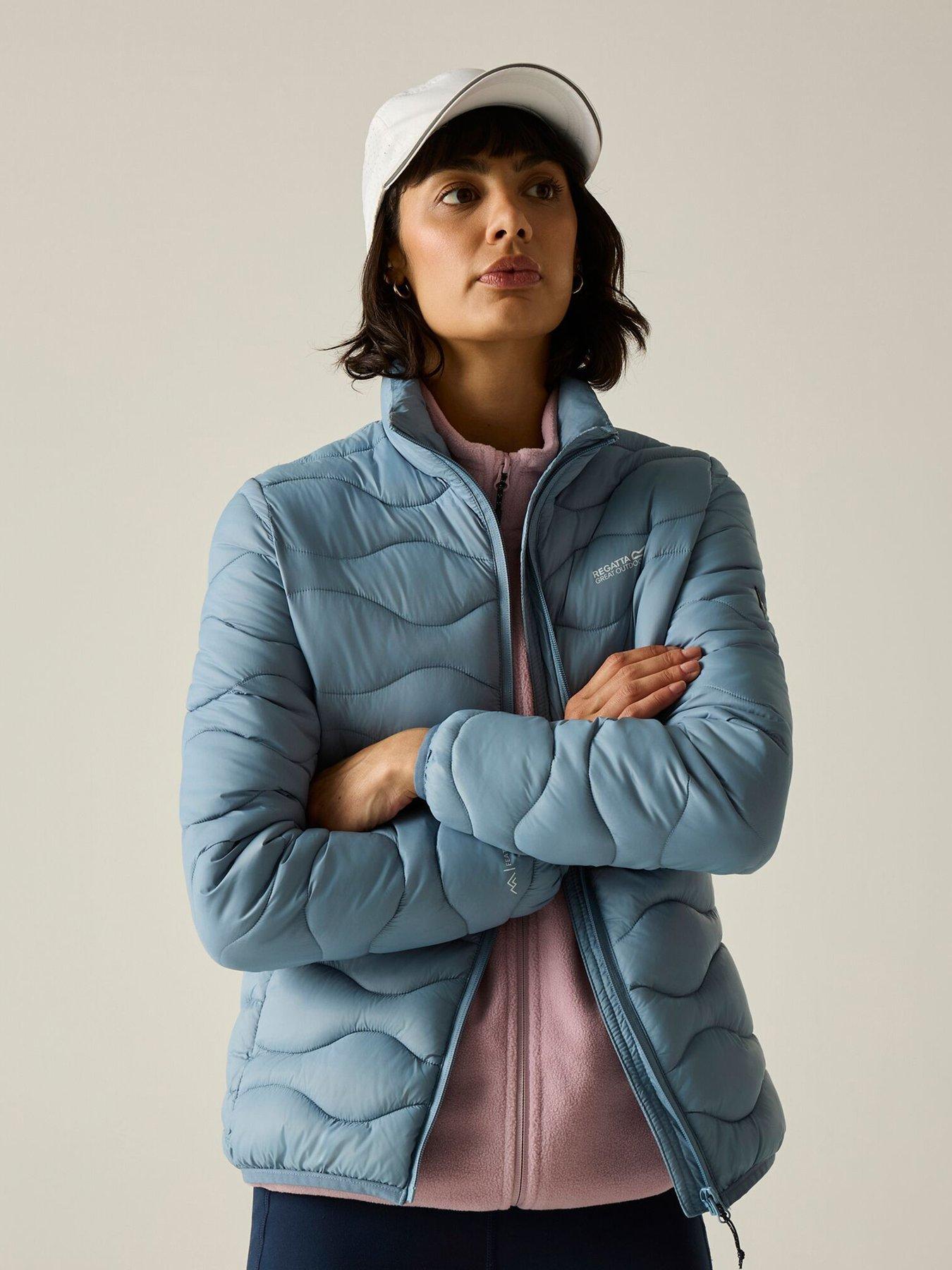 Image 7 of 7 of Regatta Womens Hydi Wave-Quilted Full Zip Jacket - Blue