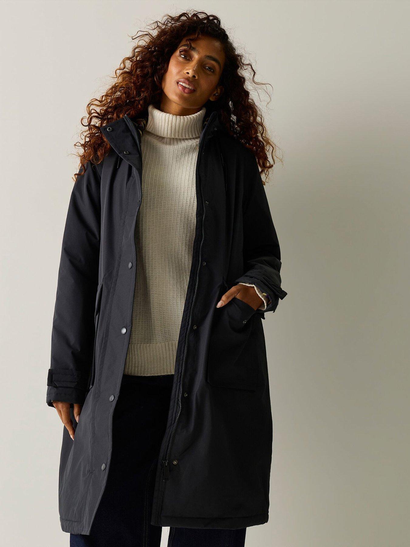 Image 1 of 6 of Regatta Womens Orla Long Length Waterproof Insulated Jacket - Black