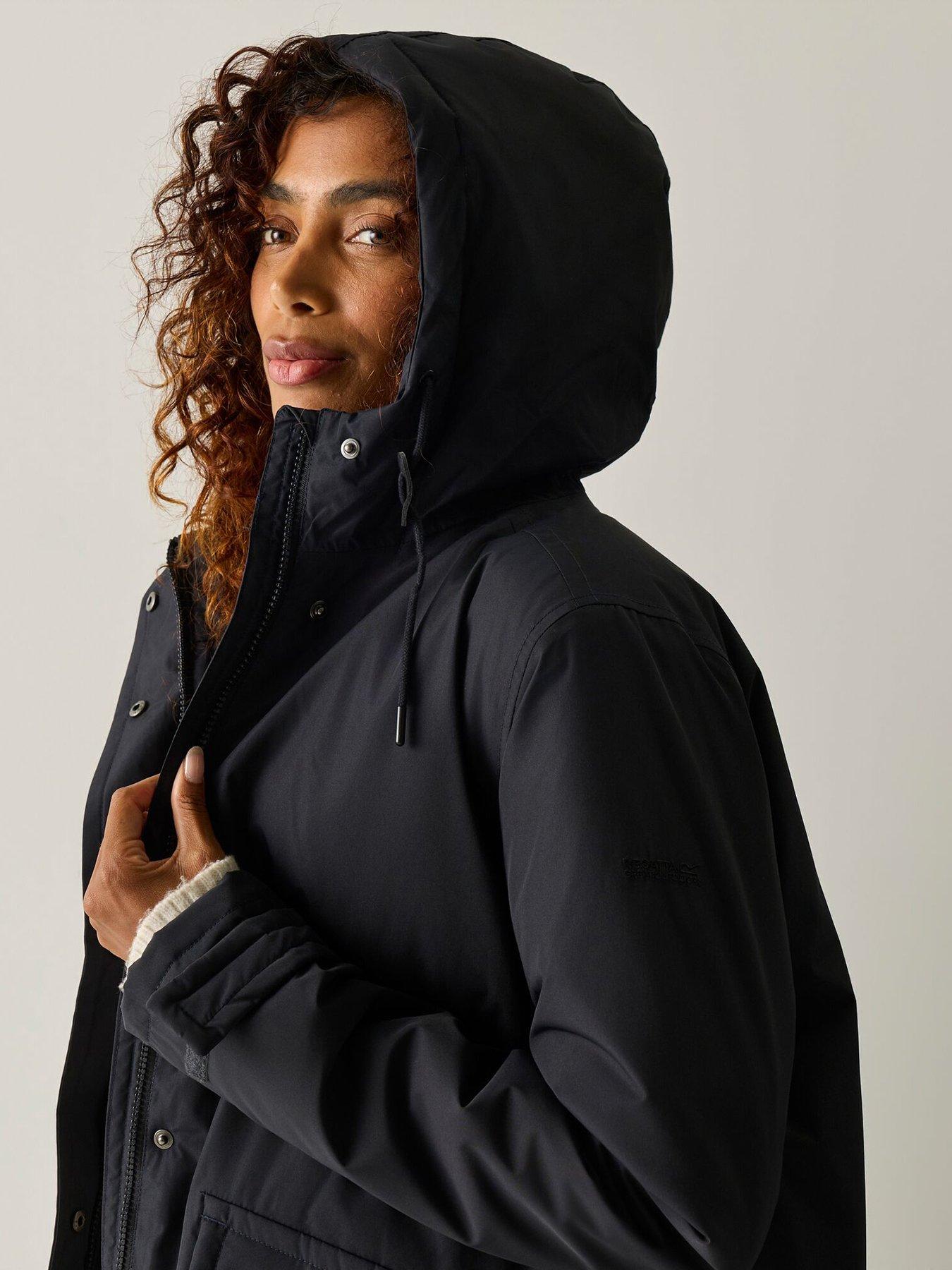 Image 6 of 6 of Regatta Womens Orla Long Length Waterproof Insulated Jacket - Black
