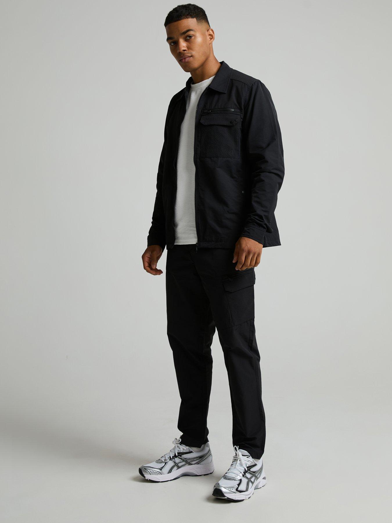 Image 3 of 5 of Alessandro Zavetti Alessandro Zavetti Ferruccio 2.0 Woven Cargo Trousers - Black
