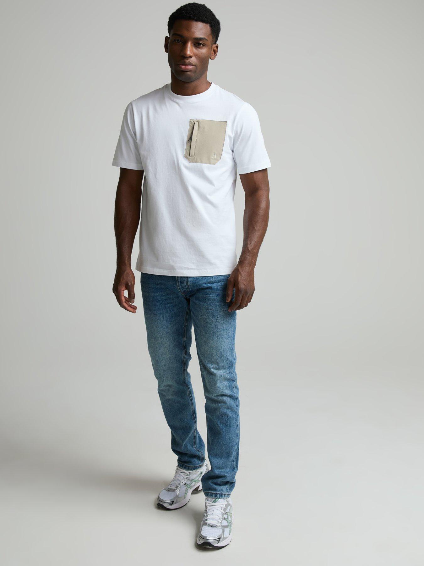 Image 3 of 5 of Alessandro Zavetti Alessandro Zavetti Rossano Short Sleeve Pocket T-Shirt - White