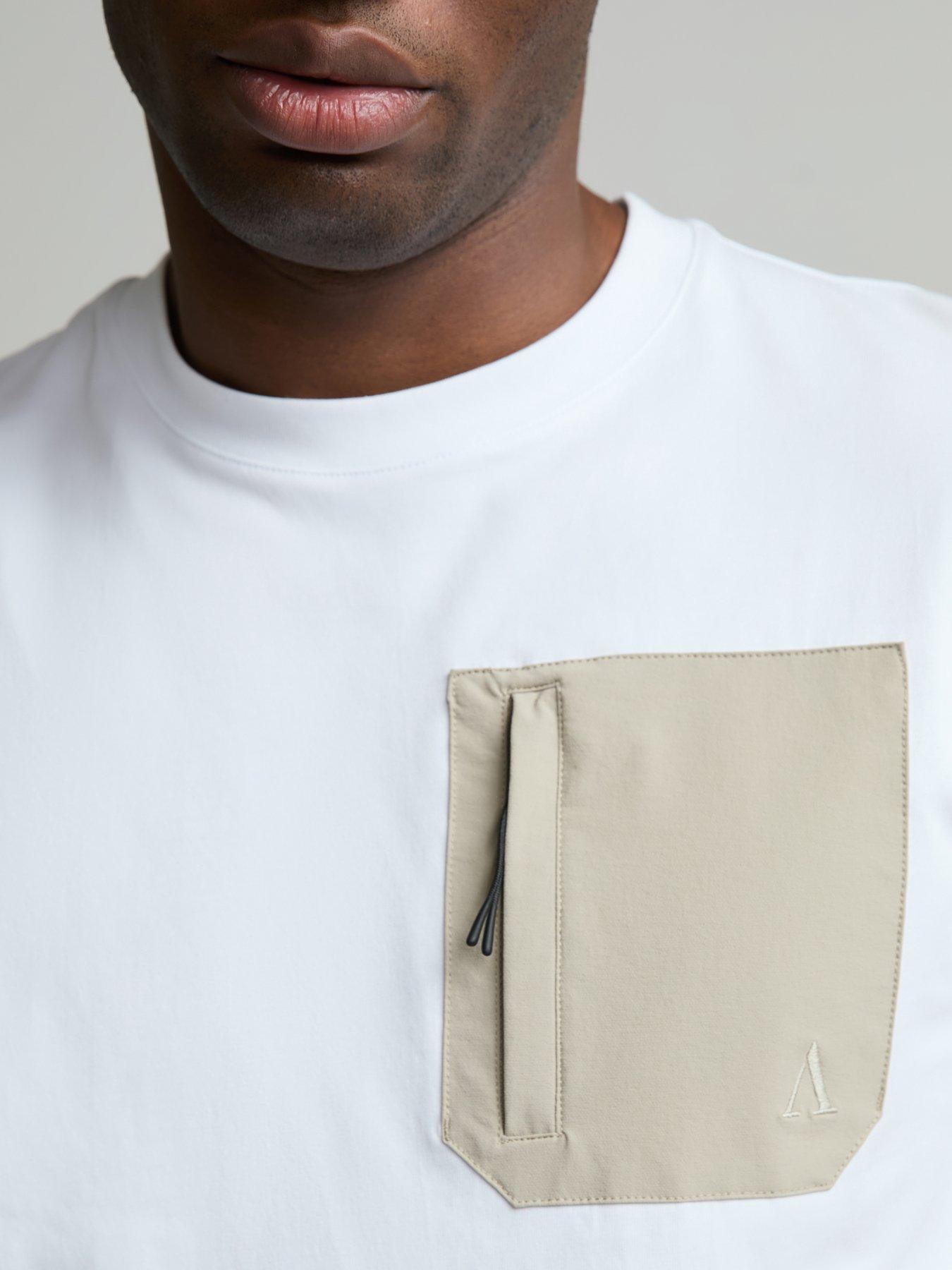Image 4 of 5 of Alessandro Zavetti Alessandro Zavetti Rossano Short Sleeve Pocket T-Shirt - White