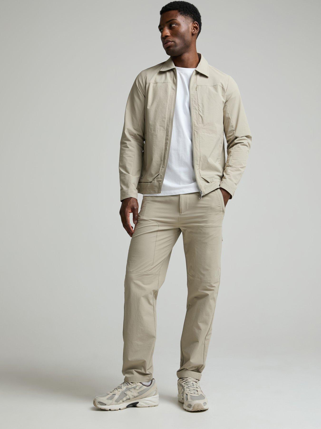 Image 3 of 6 of Alessandro Zavetti Alessandro Zavetti Rossano Woven Cargo Trousers - Beige