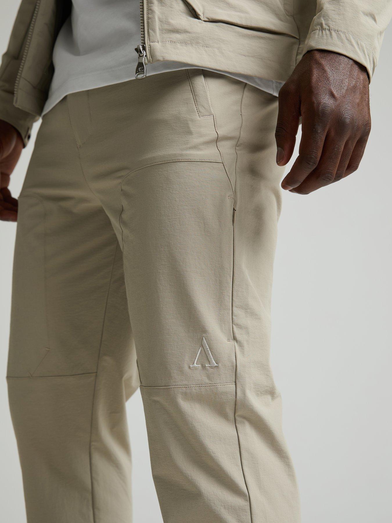 Image 4 of 6 of Alessandro Zavetti Alessandro Zavetti Rossano Woven Cargo Trousers - Beige