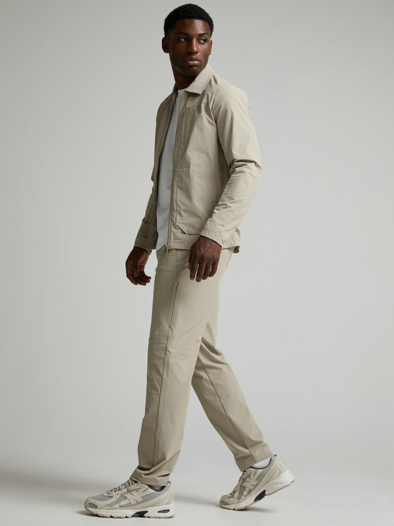 Image 6 of 6 of Alessandro Zavetti Alessandro Zavetti Rossano Woven Cargo Trousers - Beige