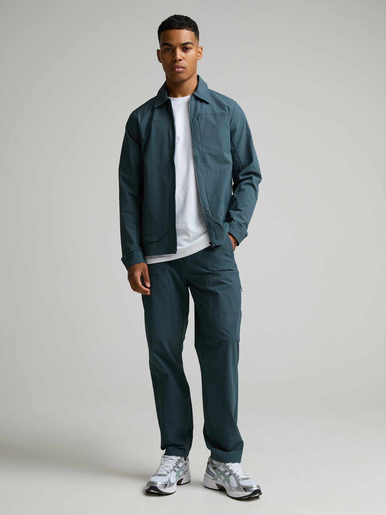 Image 3 of 5 of Alessandro Zavetti Mens Rossano Woven Cargo Utility Trousers - Grey