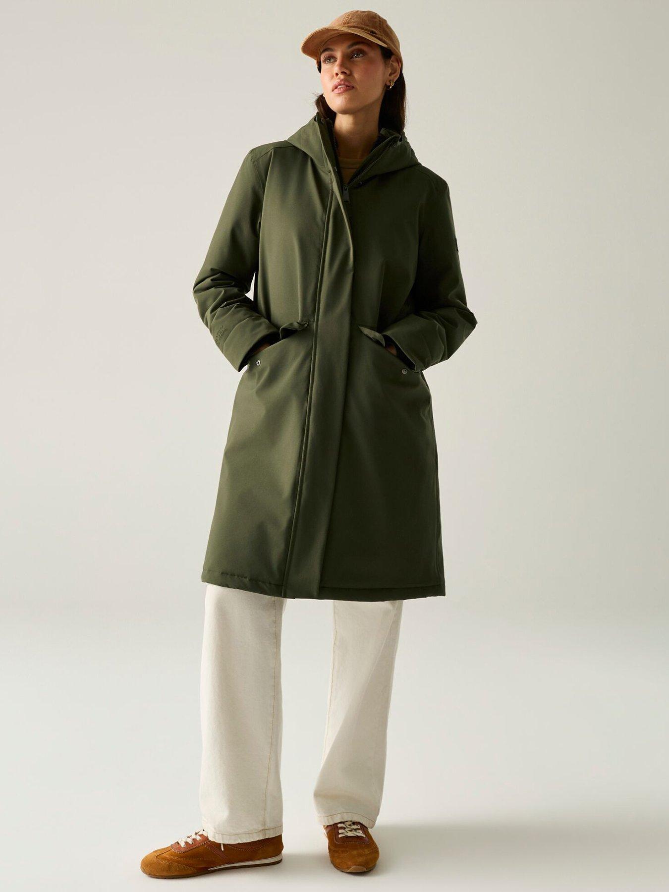 Image 2 of 7 of Regatta Womens Ramona Waterproof Insulated Jacket - Green
